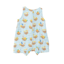 Load image into Gallery viewer, Coconut Drinks/Cordalis Blue Shortie  Romper
