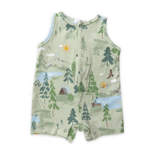 Load image into Gallery viewer, Mountain Cabin Slevless Shortie  Romper