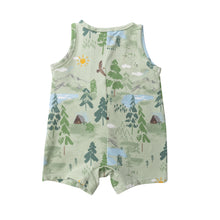 Load image into Gallery viewer, Mountain Cabin Slevless Shortie  Romper