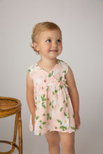Load image into Gallery viewer, Magnolias Faux Kimono Dress And Diaper Cover