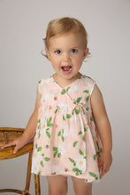 Load image into Gallery viewer, Magnolias Faux Kimono Dress And Diaper Cover