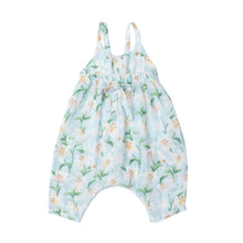Load image into Gallery viewer, Lilly / Blue Tie Back Romper