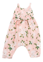 Load image into Gallery viewer, Magnolias Tie Back Romper