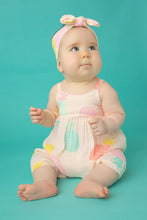 Load image into Gallery viewer, Pineapples Tie Back Romper