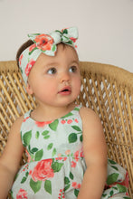 Load image into Gallery viewer, Rose Garden Tie Back Romper