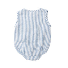 Load image into Gallery viewer, NAUTICAL TICKING STRIPE/BLUE HENLEY BUBBLE