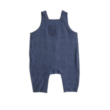 Load image into Gallery viewer, Denim Pocket Coveralls Blue