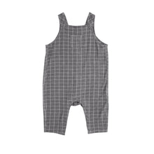 Load image into Gallery viewer, Grey Grid Pocket Coveralls - Grey