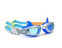 Load image into Gallery viewer, Jawsome Swim Goggles in Small Bite Blue
