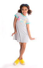 Load image into Gallery viewer, Speckled Grey Heather Skater Dress