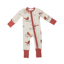 Load image into Gallery viewer, Cardinals 2 Way Zipper Romper