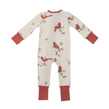 Load image into Gallery viewer, Cardinals 2 Way Zipper Romper