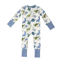 Load image into Gallery viewer, Painterly Dino 2 Way Zipper Romper