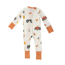 Load image into Gallery viewer, Tractors 2 Way Zipper Romper