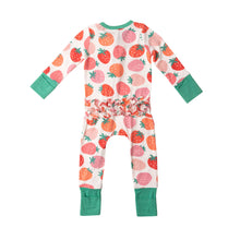 Load image into Gallery viewer, Strawberries 2 Way Zipper Romper
