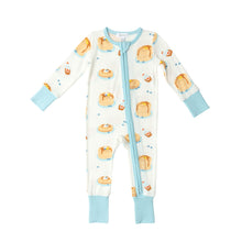 Load image into Gallery viewer, Pancakes Multi 2 Way Zipper Romper