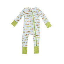 Load image into Gallery viewer, Freshwater Fish 2 Way Zipper Romper Blue