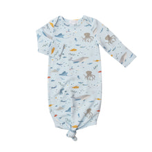 Load image into Gallery viewer, Deep Blue Explorer/Blue Knotted Gown