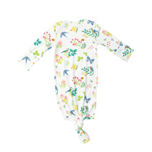 Load image into Gallery viewer, Garden Birds/White Knotted Gown