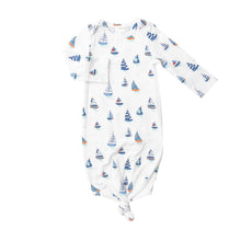 Load image into Gallery viewer, Nautical Boats Knotted Gown