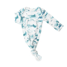 Load image into Gallery viewer, Ocean Waves/White Knotted Gown