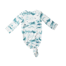 Load image into Gallery viewer, Ocean Waves/White Knotted Gown