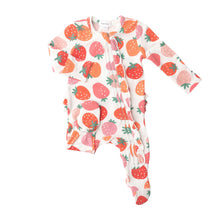 Load image into Gallery viewer, Strawberries 2 Way Zipper Footie