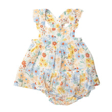 Load image into Gallery viewer, Coneflower/ Multi Pinafore Top &amp;  Bloomer