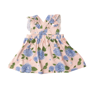 Hydrangea Bamboo Pinafore Top &  Bloomer