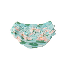 Load image into Gallery viewer, Lily Pads/Blue Pinafore Top &amp; Bloomer