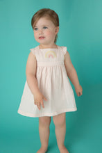 Load image into Gallery viewer, Rainbows Pinafore Top And Bloomer