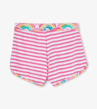 Load image into Gallery viewer, Over the Rainbow Swim Shorts - Carmine Rose