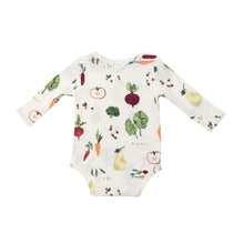 Load image into Gallery viewer, Watercolor Veggies L/S Bodysuit