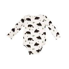 Load image into Gallery viewer, Bears Lap Shoulder Bodysuit - White