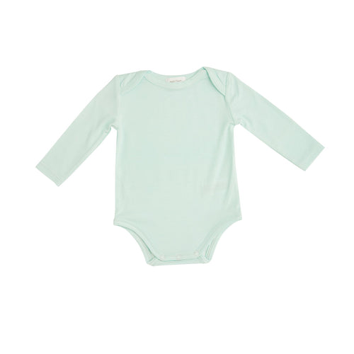 Dimensional Star Solid Lap Shoulder Bodysuit - Jade