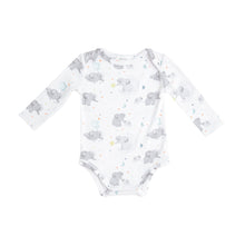 Load image into Gallery viewer, Elephants Lap Shoulder Bodysuit - White