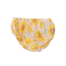 Load image into Gallery viewer, Sunflowers/Pink Sundress &amp; Diaper  Cover