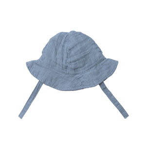 SOLID MUSLIN SUNHAT Ocean