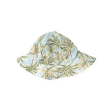 Load image into Gallery viewer, Palm Birds/Corydalis Blue Sunhat