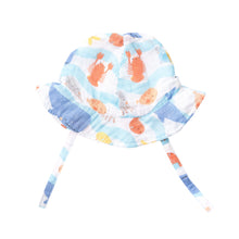 Load image into Gallery viewer, Wavey Sea Creatures/Multi Sunhat