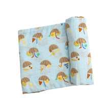 Load image into Gallery viewer, Coconut Drinks/Cordalis Blue Swaddle  Blanket