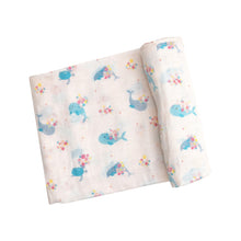 Load image into Gallery viewer, Magical Sea/Pink Swaddle Blanket