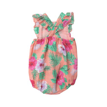 Load image into Gallery viewer, Hibiscus/Pink Sunsuit