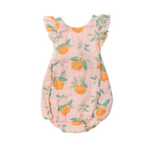 Load image into Gallery viewer, Orange Blossom/ Pink Sunsuit