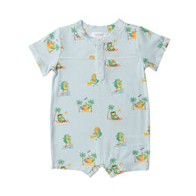 Load image into Gallery viewer, Beach Avocados/ Wan Blue Henley  Shortall
