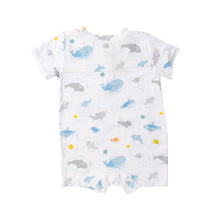 Load image into Gallery viewer, Big Splash/White Henley Shortall