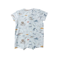 Load image into Gallery viewer, Deep Blue Explorer/Blue Henley  Shortall