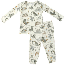 Load image into Gallery viewer, Crayon Dinos Lounge Wear Set - Green
