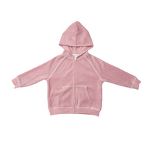 Load image into Gallery viewer, Velour Blush Zip Hoodie+ Jogger