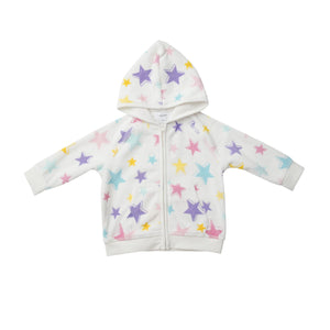 Dimensional Star Velour Jogging Suit - Multi